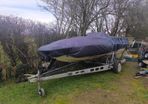 speed boat , galvanized trailer (project)
