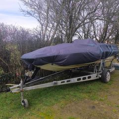 speed boat , galvanized trailer (project)