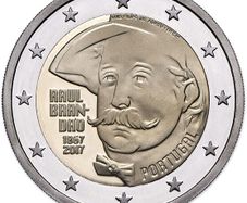 Portugal 2 Euro Commemorative Coin 2017 - Raul Brandao. Uncirculated.