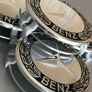 4Pcs 75mm Car Alloy Wheel Center Hub Cap Cover Logo Fit for Mercedes Benz Image 2