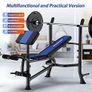Adjustable Weight Bench with Leg Extension and Preacher Curl Home Training Gym Weight Lifting Bench Full-Body Workout Bench Bench Press Image 4