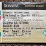 2006 Ireland v South Africa - November International Programme & Ticket Image 3