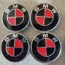 BMW Centre Caps (Red/black) FREE POST Image 3