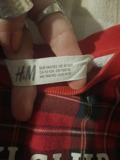 girls tartan sweater from h&m
