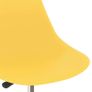 Swivel Dining Chairs 6 pcs Yellow PP Image 7