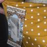 Boohoo Mustard Polka Dot Wrap Frill Tea Dress UK 10 Summer Boho Midi Image 4