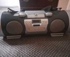 jvc barrel boom box stereo