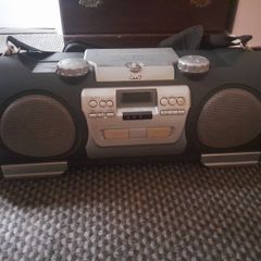 jvc barrel boom box stereo