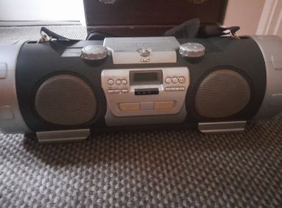 jvc barrel boom box stereo