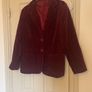 Wine velvet Jacket Image 3