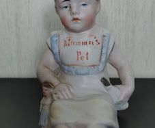 antique German piano baby bisque