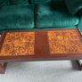Mid century tile top coffee table Image 2