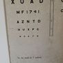 Early 20th Century Lizars Eyesight Test Card Image 5
