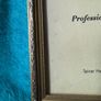 Gold-colored Spicer Hallfield picture frame Image 4