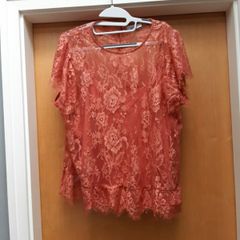 Per Una 2 Part Lace Top & Cami Top.  S.16