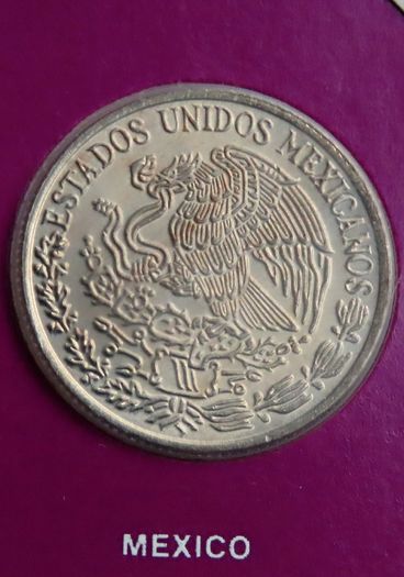 Mexico 1979 Coin Stamp cover BUNC Cuauhtemoc