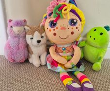 Soft toys freshly washed