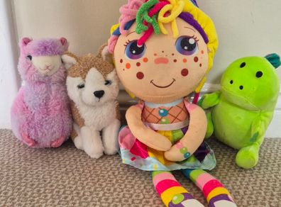 Soft toys freshly washed