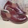 womens DR MARTENS low heel clog boots chelsea brown leather Size UK 4 EU 37 (AT2) Image 2