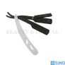 Professional Barber Razor Cut Throat Folding Knife Salon Razor Wid 10 Half Blade Image 4