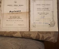 Larkhill Coral Society Glenaan Road, Whitehall, Dublin. X 2 Programs Circa 1957.