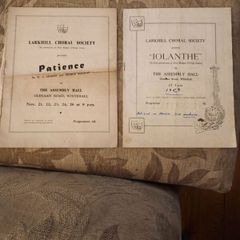 Larkhill Coral Society Glenaan Road, Whitehall, Dublin. X 2 Programs Circa 1957.
