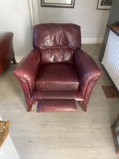 leather recliner armchair