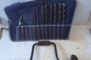 vintage brace and bits set