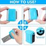Address Blocker Stamp,Lindastas Wide Roller Stamp,Including 3-Pack Refills Confidential Roller Stamp, Data Defender Anti Theft and Privacy Safety Image 3