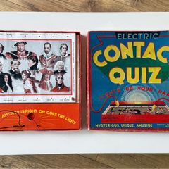 Vintage 1950s/60s Spears Games Electric Contact Quiz Board Game (Made in England)