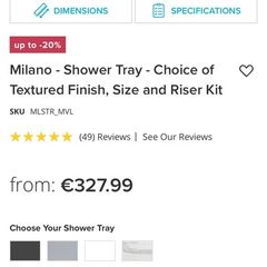 shower trays