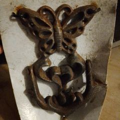 Ornate Cast Iron Butterfly Door Knocker