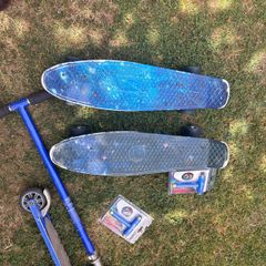 Skateboards, Scooter and pads