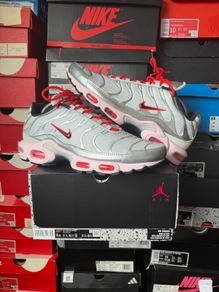 Nike Air Max Plus Metallic Silver Bright Crimson CT2545-001