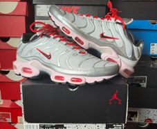 Nike Air Max Plus Metallic Silver Bright Crimson CT2545-001