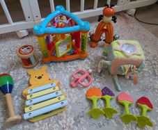 bundle of baby toys