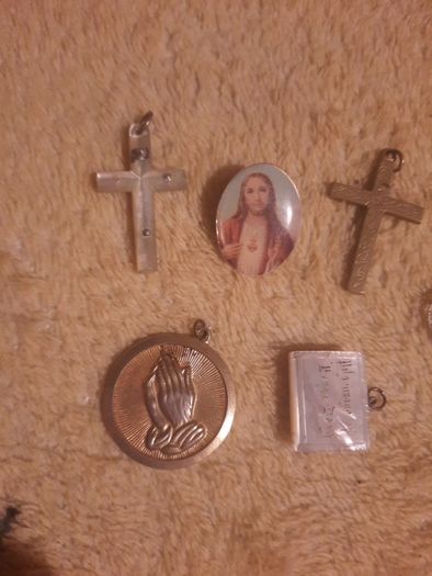 religious pendants etc
