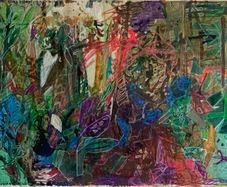 Original Abstract Painting GiFT Pine Forest Dublin Botanical Irish Art