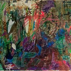 Original Abstract Painting GiFT Pine Forest Dublin Botanical Irish Art