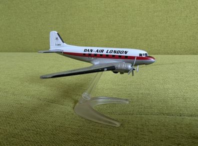 Diecast Aircraft Model, DAN-AIR LONDON - Douglas DC-3 airplane