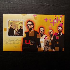 Ireland 2002.Irish Rock Legends.Stamp.U2 Miniature Sheet.Mint Never Hinged.