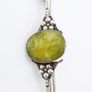Connemara Marble Sterling Silver Brooch - Vintage Image 2
