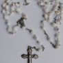 Vintage Natural Stone Beaded Rosary Image 5