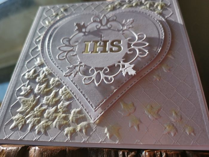 Handmade card - First Communion.