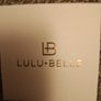 Lulu and Belle Dainty gold initial J necklace with carnelia stone Image 3