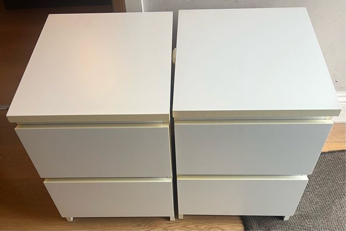 IKEA bedside lockers