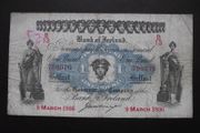 1936 Bank of Ireland 1 Pound. Belfast branch.