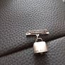 Cow bell brooch silver Image 2