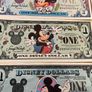 USA Disney Dollars Banknotes x 7 Image 5