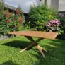 Wooden transformable table. NEW Image 4